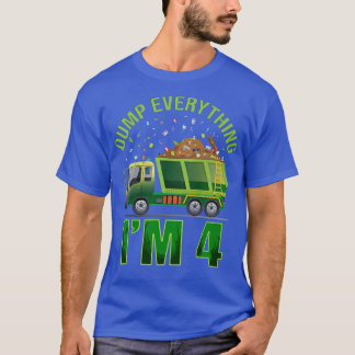 Kids Garbage Truck Dump Alles, was ich bin 4 Garba T-Shirt