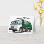 Kids Garbour Truck Card Karte (Gelbe Blume)