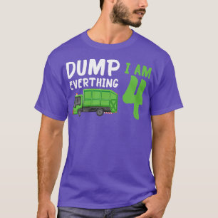 Kids Garbour Truck Dump Alles, was ich bin 4 Niedl T-Shirt