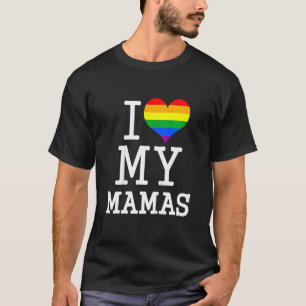 Kids Gay Mamas Baby Kleidung I Liebe My Mamas Lgbt T-Shirt