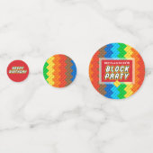 Kids Gebäude Block Party Spielzeug Gebäude Bricks Konfetti (Vorderseiten)