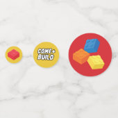 Kids Gebäude Block Party Spielzeug Gebäude Bricks Konfetti (Rückseiten)