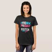 Kids Gender Enthüllung Ideen Fischfang oder Fishe  T-Shirt (Vorne ganz)