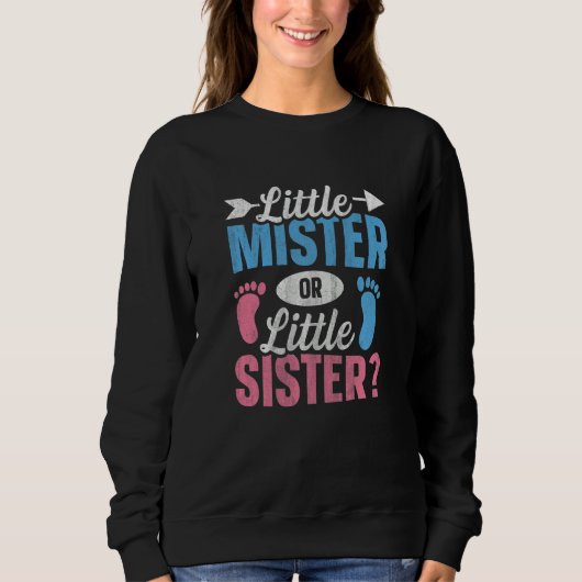 Kids Gender Reveal for a Gender Reveal Son or Daug Sweatshirt (Vorderseite)