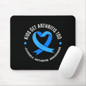 Kids Get Arthritis Too Juvenile Arthritis Awarenes Mousepad (Mit Mouse)