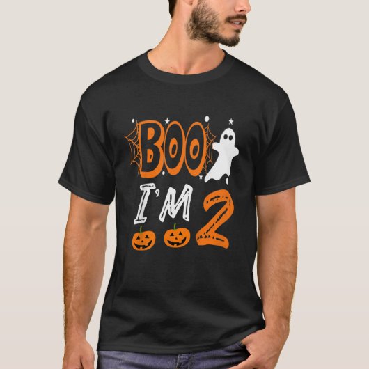 Kids Ghost BoIm 2 Shirt am 2. Geburtstag (Vorderseite)