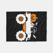 Kids Ghost Pumpkin Riding Monster Lazy Hallo Fleecedecke (Vorderseite (Horizontal))
