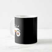 Kids Ghost Pumpkin Riding Monster Lazy Hallo Kaffeetasse (Vorderseite Links)