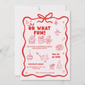 kids Gingerbread Decorating Party Invitation Einladung (Vorderseite)