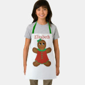 Kid's Gingerbread Girl Cookie Schürze (Insitu)