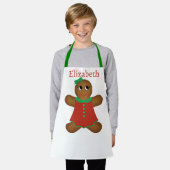 Kid's Gingerbread Girl Cookie Schürze (Getragen)