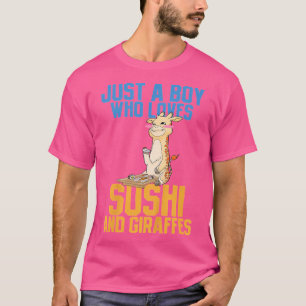 Kids Giraffe Anime-Geschenk T-Shirt