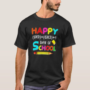 Kids Glücklich 100 Tage Schule Mathe-Formel 100. T T-Shirt