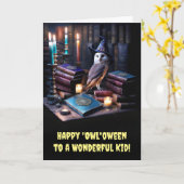 Kids glücklich Halloween Magische Schüssel und Büc Karte (Gelbe Blume)