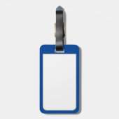 Kids Gold Fish personalisieren Gepäckanhänger (Rückseite vertikal)