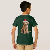 Kids Goldendoodle Dog Lover Funny Christmas T-Shirt (Schwarz voll)