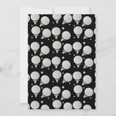 Kids Golf Balls Gnome Birthday Party Einladung (Rückseite)