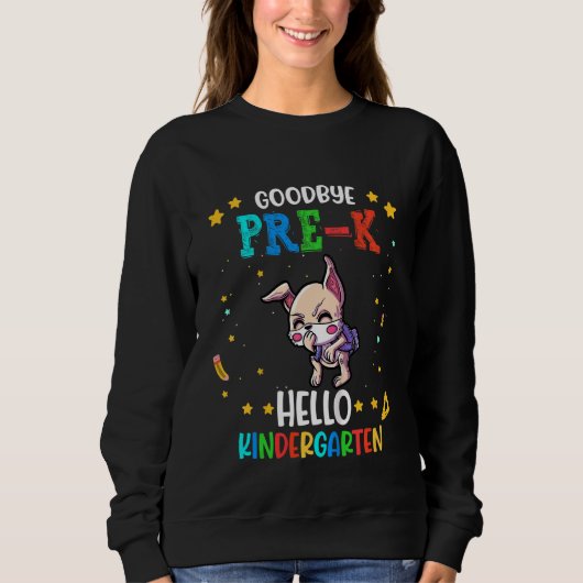 Kids Goodbye Pre K Hello Kindergarten Sweatshirt (Vorderseite)