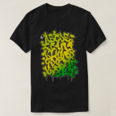 Kids Graffiti Letters Alphabet Street Style T-Shirt (Design vorne)