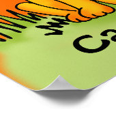 Kids Grafik Löwe fügen Sie Ihren Namen Poster (Ecke)