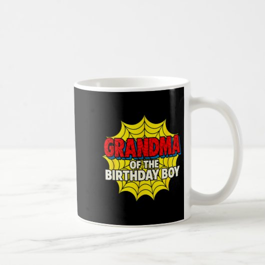 Kids Grandma Of The Birthday Boy Sder Theme Party Kaffeetasse (Rechts)