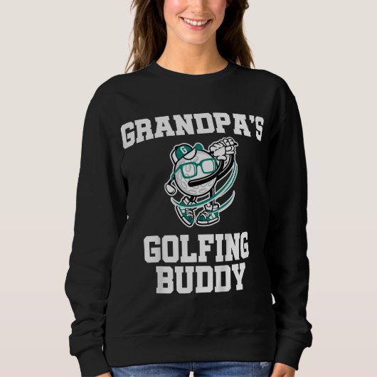 Kids Grandpas Buddy Golf Buddy Sweatshirt (Vorderseite)