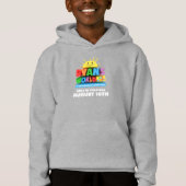 Kids Gray Hoodie (Vorderseite)