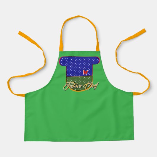 Kids Green - Future Koch Schürze (Vorderseite)