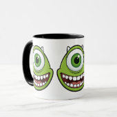 Kids Green One-Eyed Monster Cute Funny Mug Tasse (Vorderseite Links)