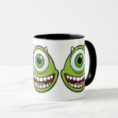 Kids Green One-Eyed Monster Cute Funny Mug Tasse (VorderseiteRechts)
