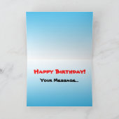 Kid's Green Tractor Karte (Innenseite)