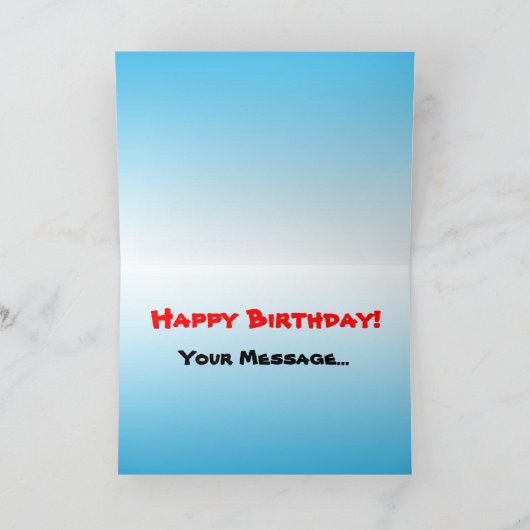 Kid's Green Tractor Karte (Innenseite)