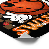 Kids Groovy Merry Swishmas Weihnachten Weihnachten Poster (Ecke)