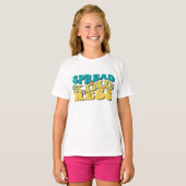 Kids Groovy Shirt | Spread-Kindness-T - Shirt (Vorne ganz)