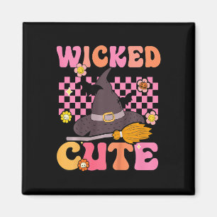 Kids Groovy Wicked Niedlich HexenHalloween Kostüm  Magnet