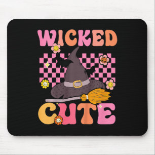 Kids Groovy Wicked Niedlich HexenHalloween Kostüm  Mousepad