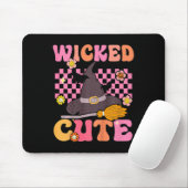 Kids Groovy Wicked Niedlich HexenHalloween Kostüm  Mousepad (Mit Mouse)