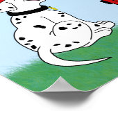 Kids Growth Chart Fire Truck Poster (Ecke)