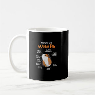 Kids Guinea Pig Gift Cavy Stuff Anatomy of A Guine Kaffeetasse