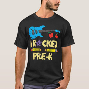 Kids Guitar I Rocked Pre K Letzten Tag Abschluss J T-Shirt