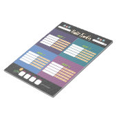 KIDS HABIT TRACKER Notepad Notizblock (angewinkelt)