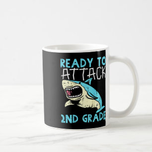 Kids Hai Ready To Attack 2. Klasse Zweite Erste  Kaffeetasse