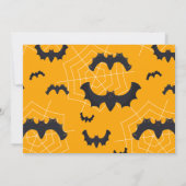 Kids Halloween Celebration Kostüm Party Einladung (Rückseite)