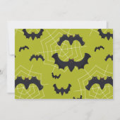 Kids Halloween Celebration Niedlich Costume Party Einladung (Rückseite)