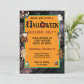 Kids Halloween Costume Party Einladung (Stehend Vorderseite)
