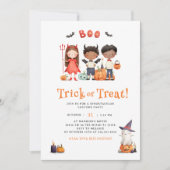 Kids Halloween Costume Party Einladung (Vorderseite)