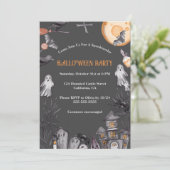 Kids Halloween Costume Party Einladung (Stehend Vorderseite)