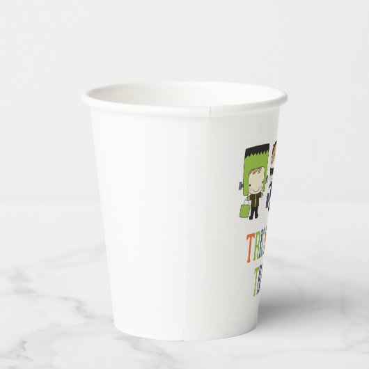 Kids Halloween Costume Party Trick oder Trete Pappbecher (Rechts)