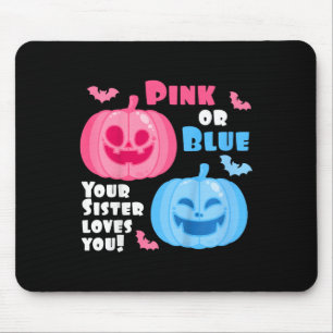 Kids Halloween Gender Offenbaren Sie Ihre Schweste Mousepad