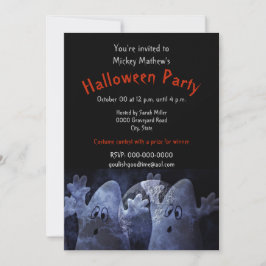 Kids Halloween Ghost-Party Einladung